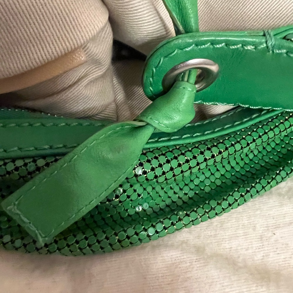Chloe Rare Green Metal Mesh hobo bag - Picture 6 of 7
